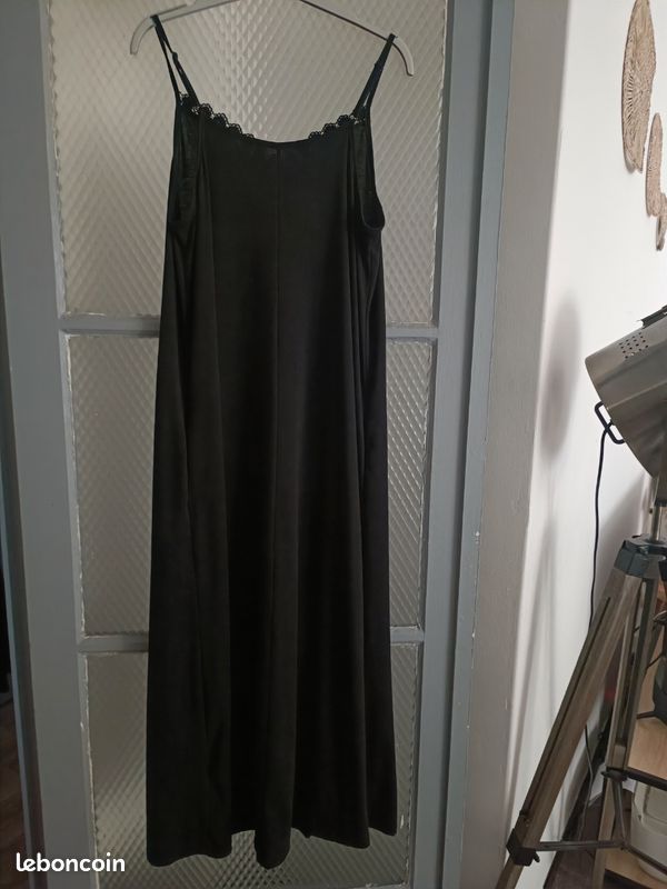 Robe longue noire fluide de Shein (image 2)