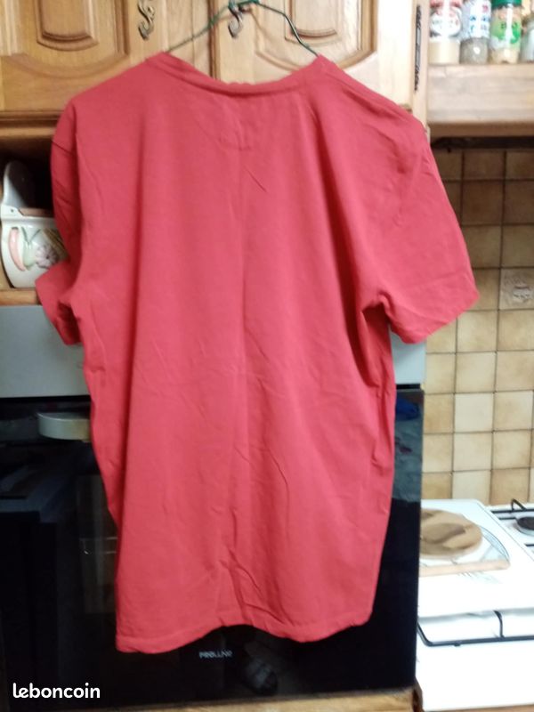 Tee shirt rouge XL (image 6)