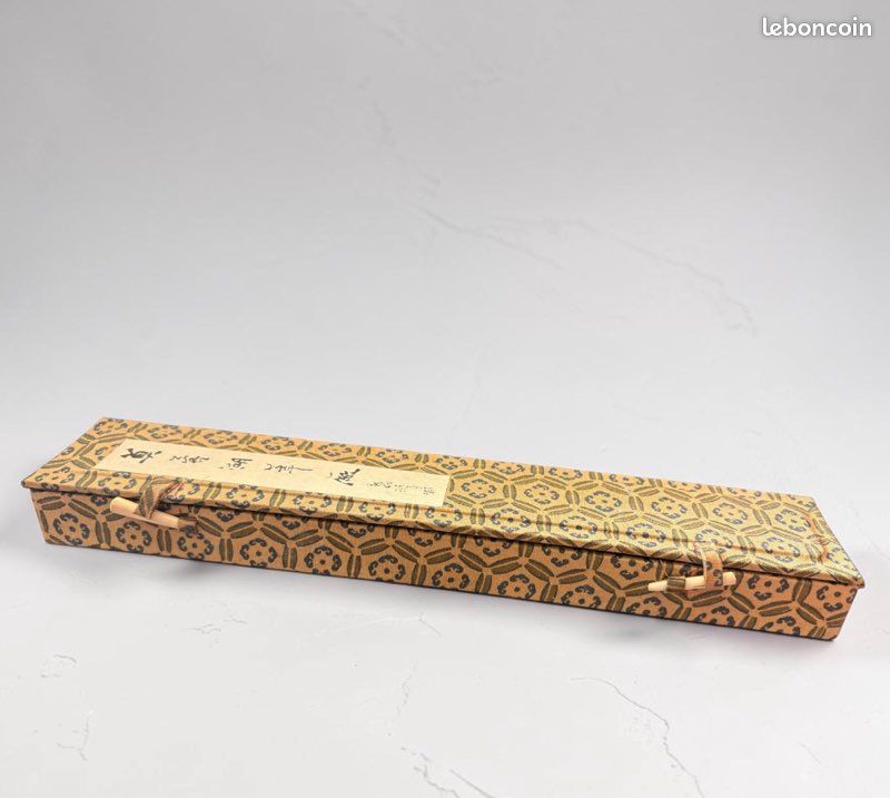 Ancien Coffret 4 Pinceaux Calligraphie Chinoise HUZHOU Shanlian PHENIX (image 7)