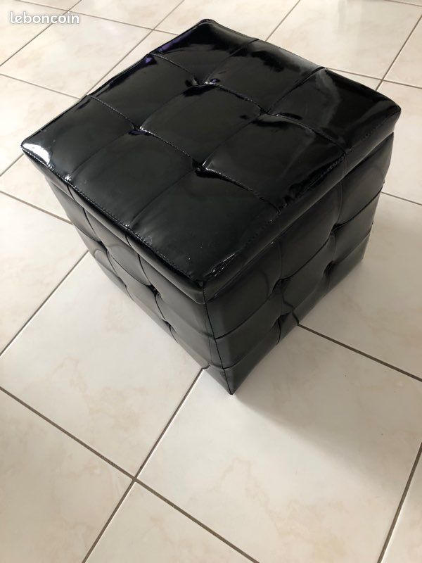 Pouf- coffre noir (Crimisa18) (image 1)