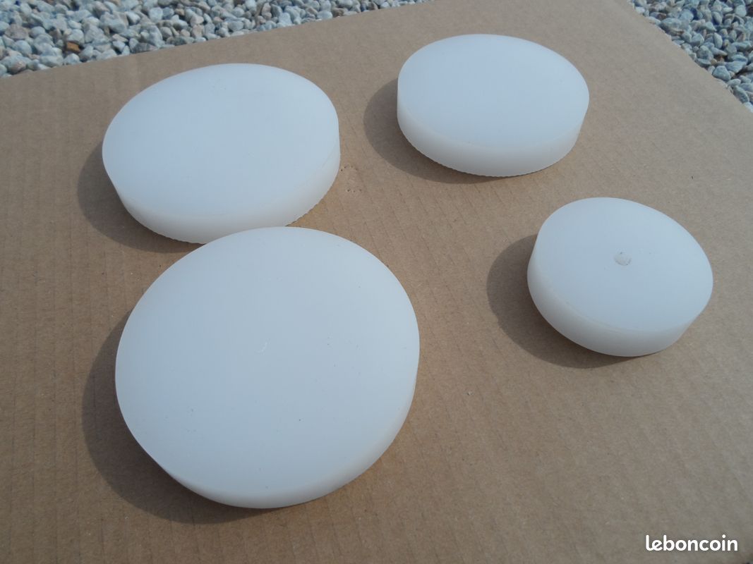 Chute galette plastique lopin plexiglass Poulie épaisseur 20mm (image 1)