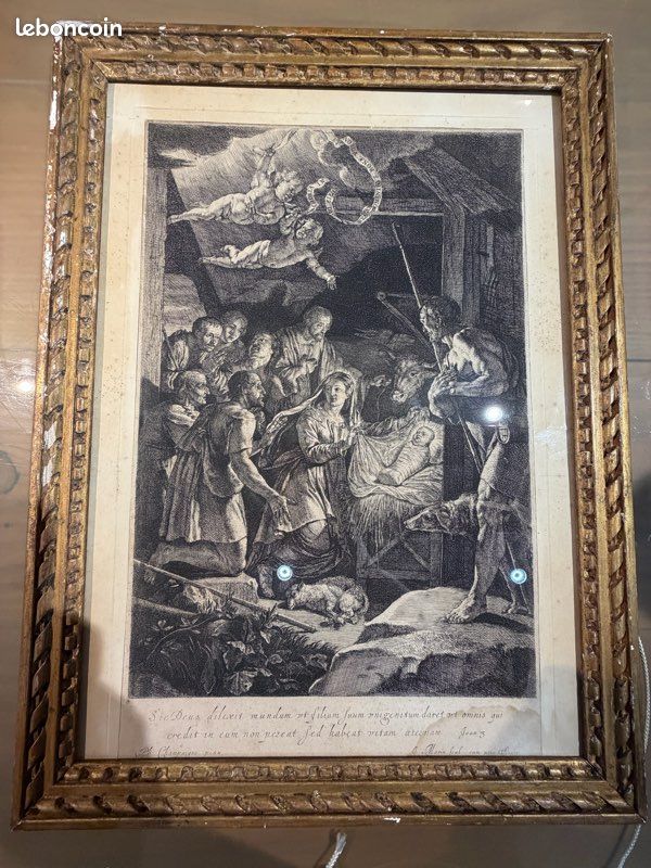 Estampe l’adoration des bergers (image 5)
