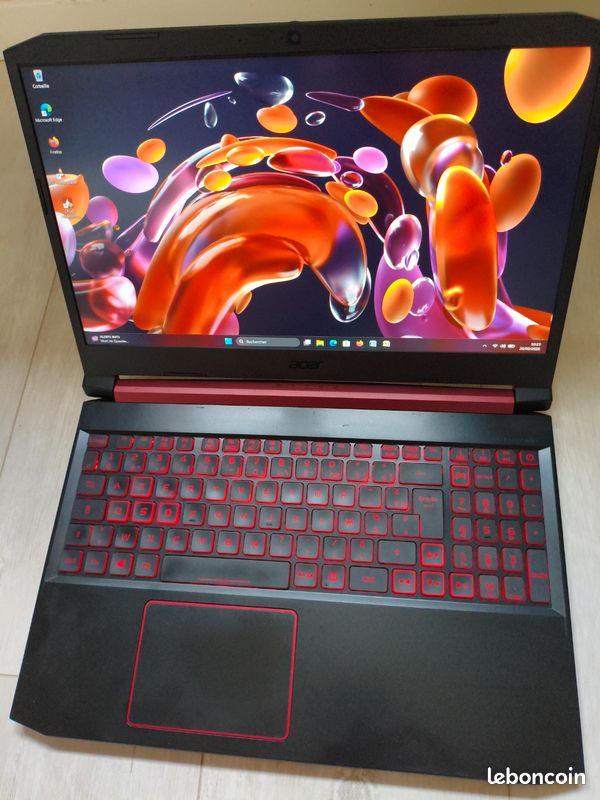 PC Portable Gamer Acer Nitro 5 - AMD Ryzen 5, GTX 1650 Ti, 512 Go SSD, 15.6" - Occasion 2020