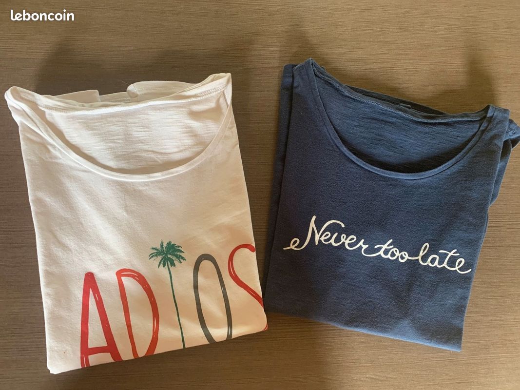 Lot de 2 t-shirts 34/36 (image 1)