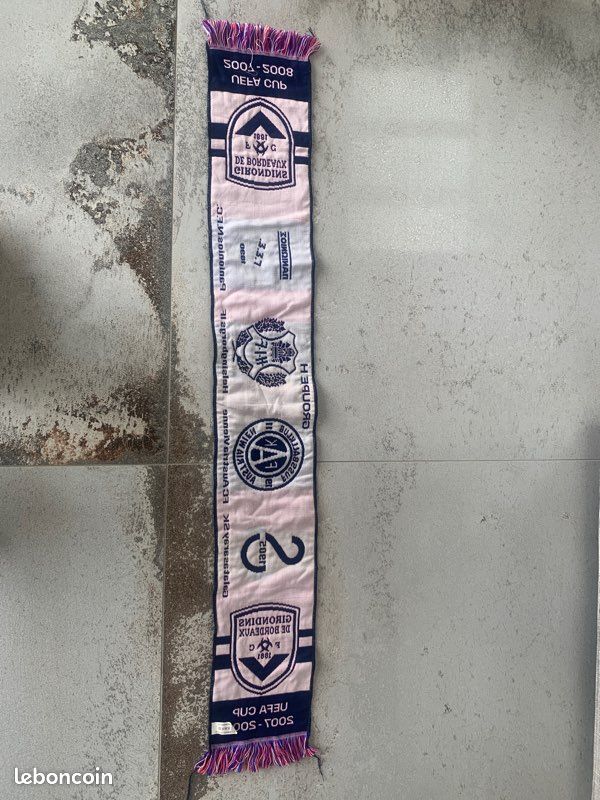 Echarpe supporter Allez Toulouse TFC Football Made in France vintage Scarf Echarpe supporter Allez Toulouse TFC Football Made in France vintage Scarf