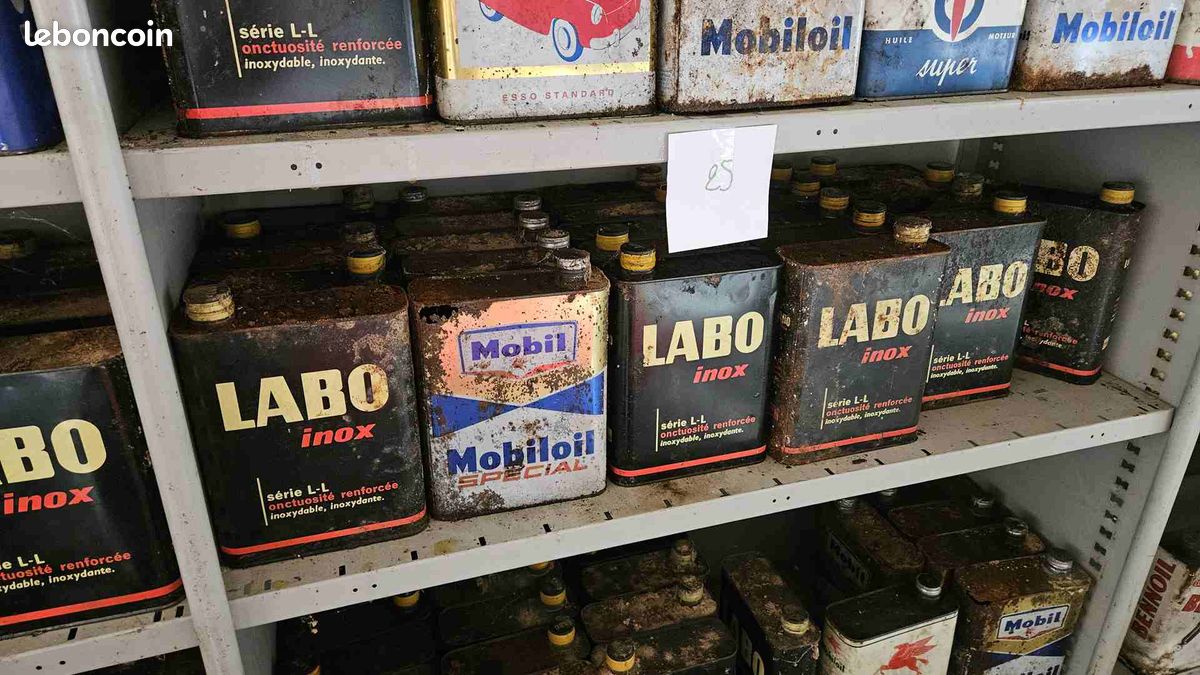 Bidon D'huile Vintage 1L Supercharged – Déco Garage Pub Rétro