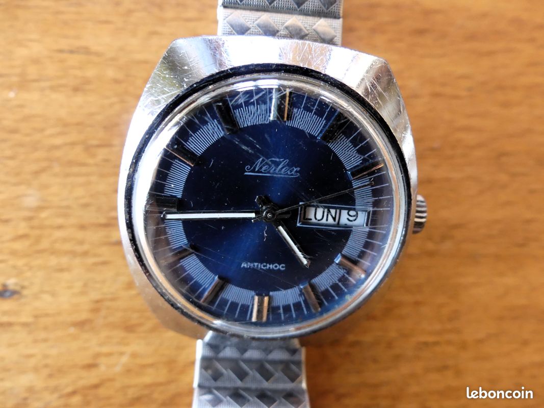 Montre Mécanique Vintage Pour Homme – Marque Novlux, Pièce Ancienne Et Pleine De Caractère