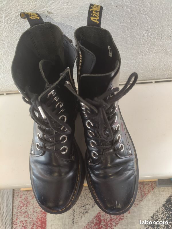 Bottines Dr. Martens Jadon Max Noires Plateforme - Taille 40 - Occasion