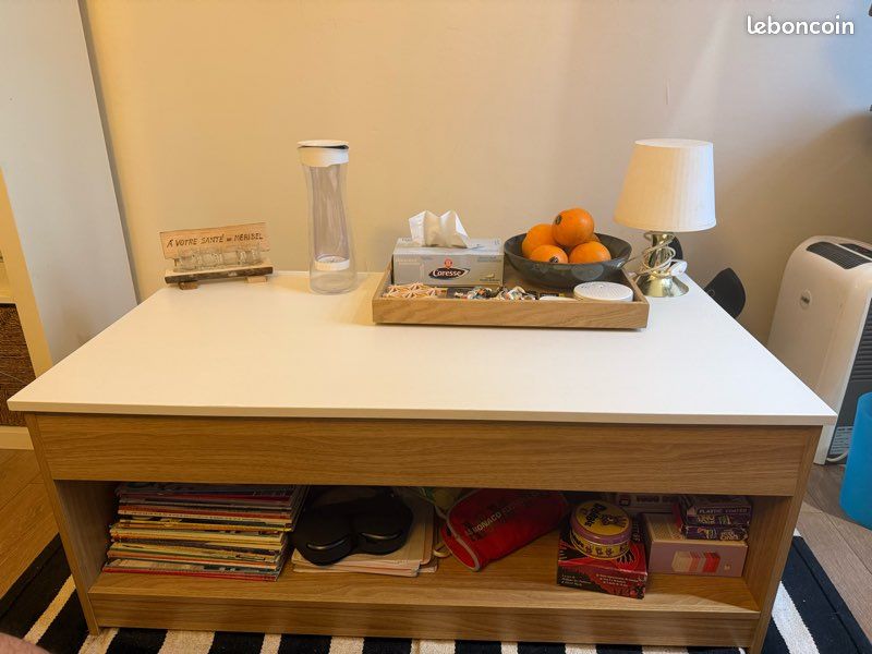 Table basse relevable (image 1)