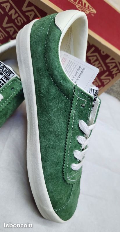 Baskets mixtes Vans sport low vert et blanc taille 38 neuves (image 8)
