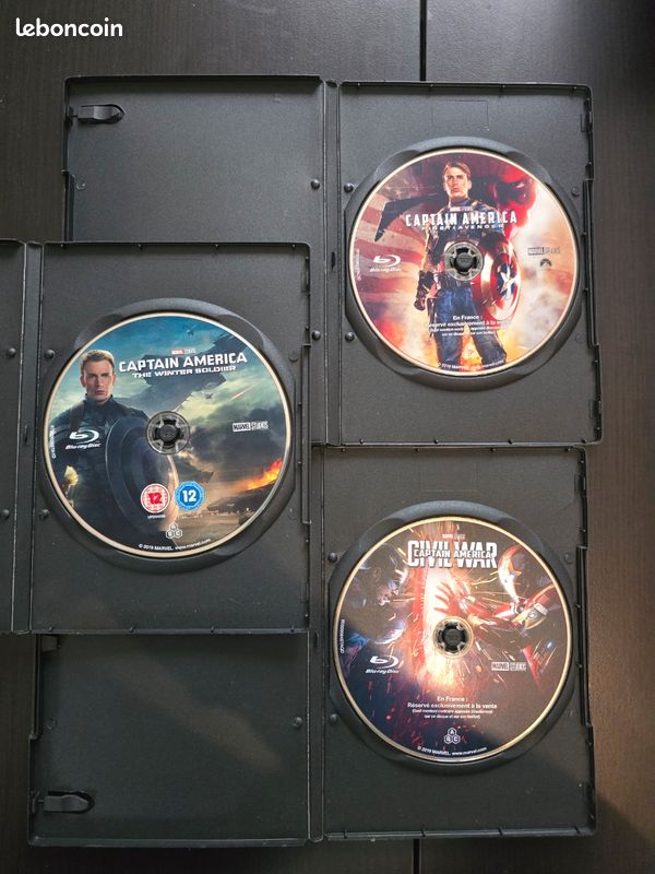 Lot blu-ray captain America sans 4k (image 3)