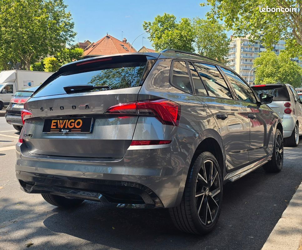 SKODA KAMIQ 1.0 TSI 110cv Monte-Carlo - DSG BVA - Apple Carplay & Android Auto - Coffre et barres de toit inclus (image 2)