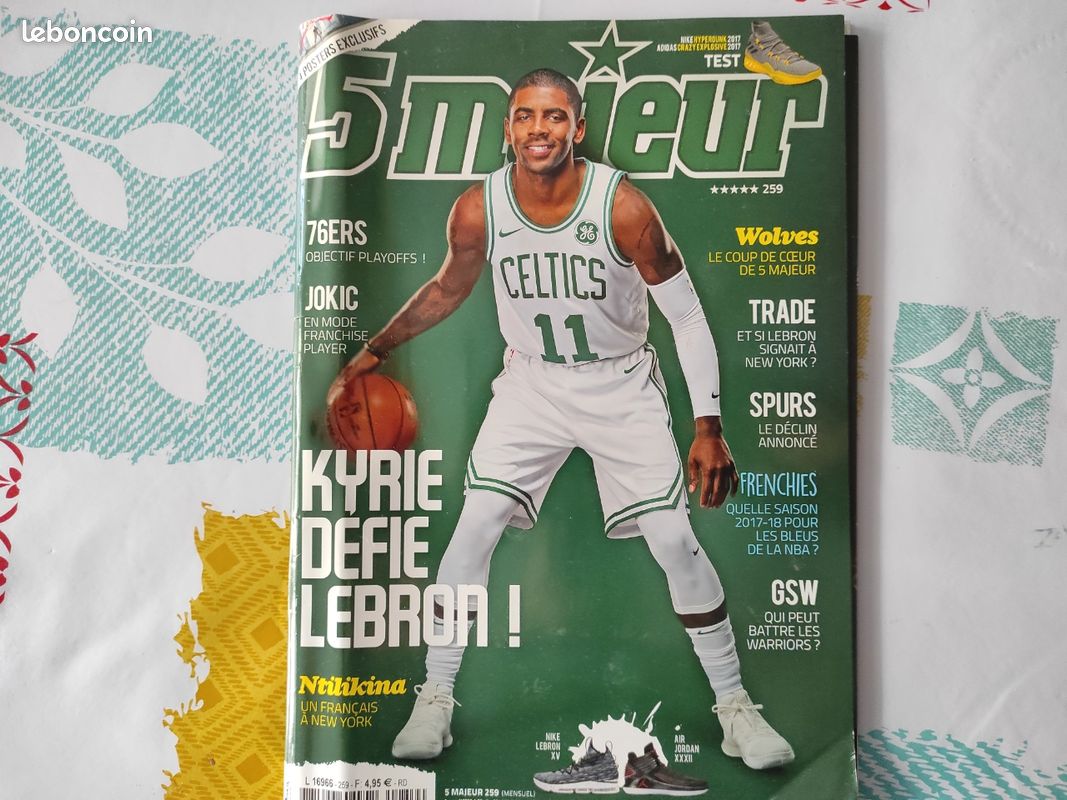 Lot 19 revues magazines "5 majeur" - 2016-2017-Basket NBA - PAS DE VENTE AU DETAIL (image 10)