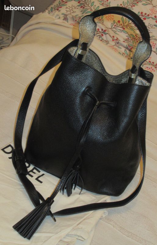 Sac seau Gerard Darel tout cuir avec dust bag (image 1)