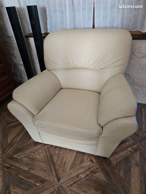 Canapé 2 places + fauteuil (image 4)