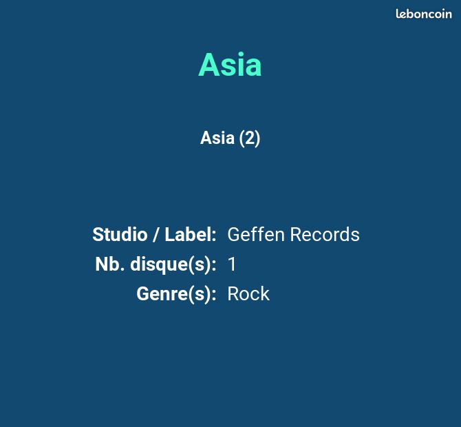 Asia - Asia (2) (image 2)