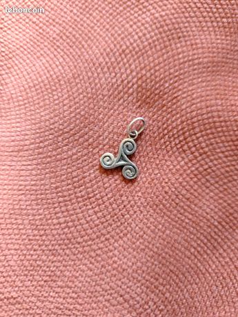 Pendentif Triskel Breton argent sterling Montres Bijoux