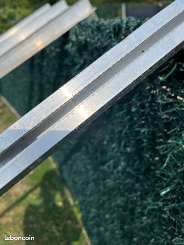 4 rails alu 3 mètres pour toiles ou portes suspendues (image 2)