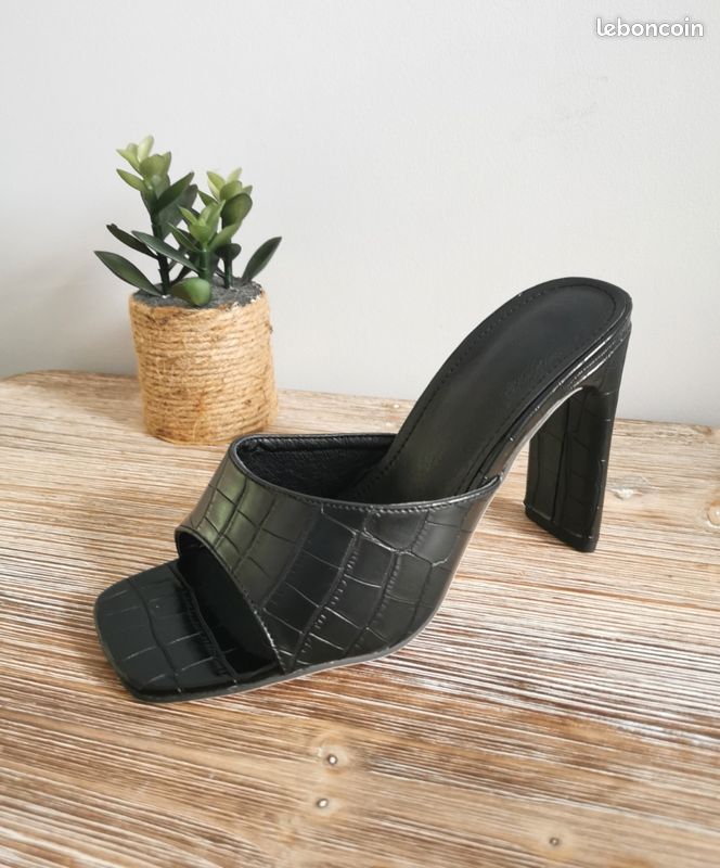 Sandales à talons noires Shein Pointure 37 Chaussures