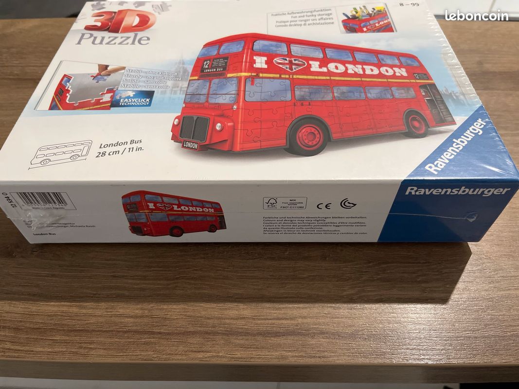 Puzzle 3D Bus London (image 3)