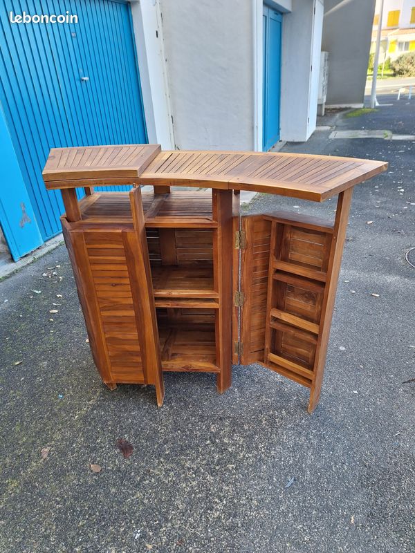 Bar en Teck Marine pliable (image 4)