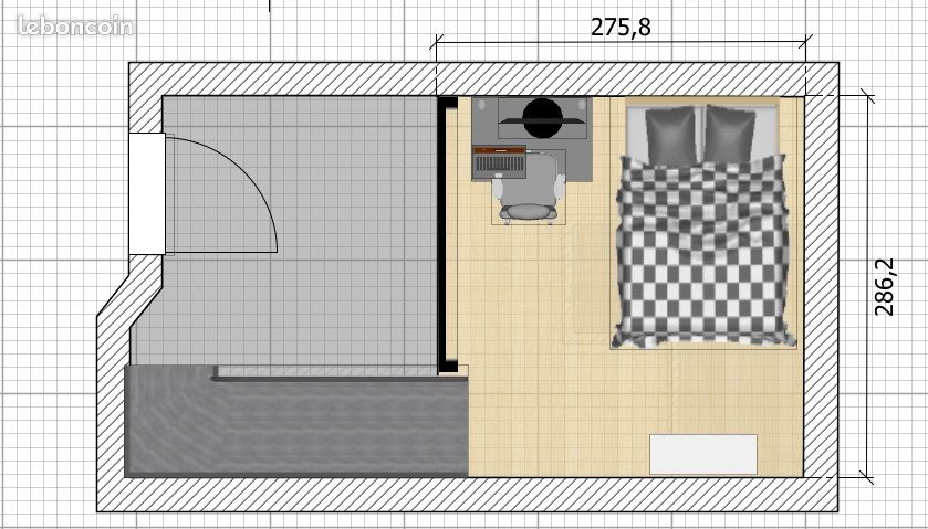 Appartement T1 meublé pour étudiant (image 3)
