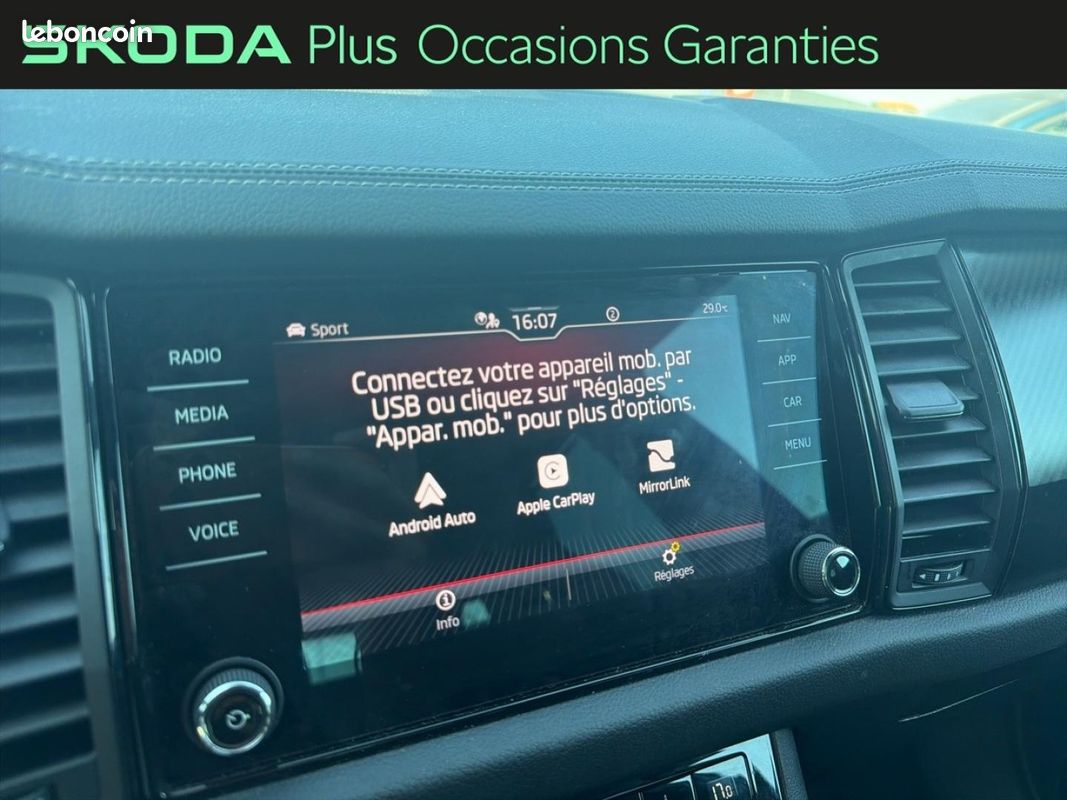 Skoda Kodiaq 2.0 TDI 150ch SCR Sportline DSG7 7 places (image 27)