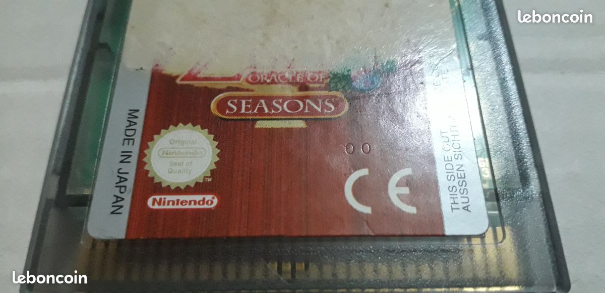 Zelda Oracle Of Seasons Sur Game Boy Color - Version PAL Complète (CIB) En Français