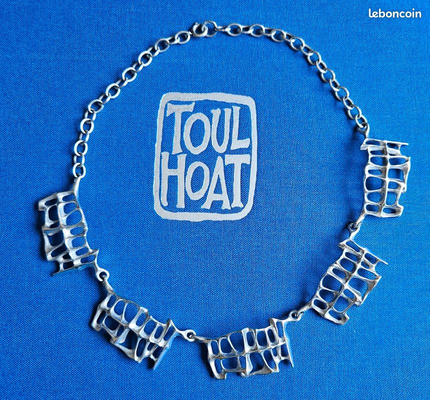 Collier Toulhoat - Panier En Argent Massif, Motif Celte Breton - Neuf Avec étiquettes