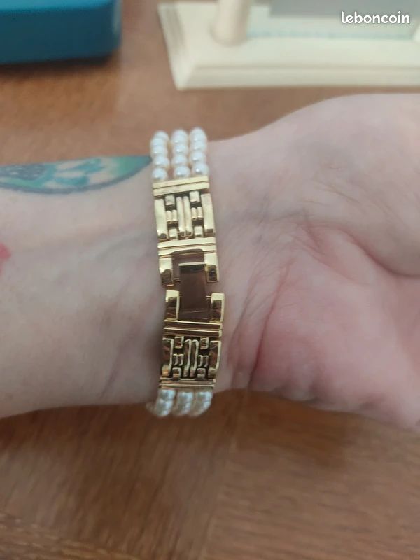 Jolie montre bracelet en perle (image 9)