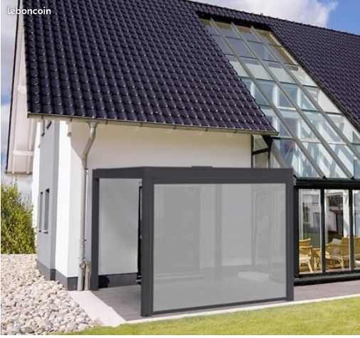 Store TIERAL pergola OSAKA 3m gris anthracite (image 1)