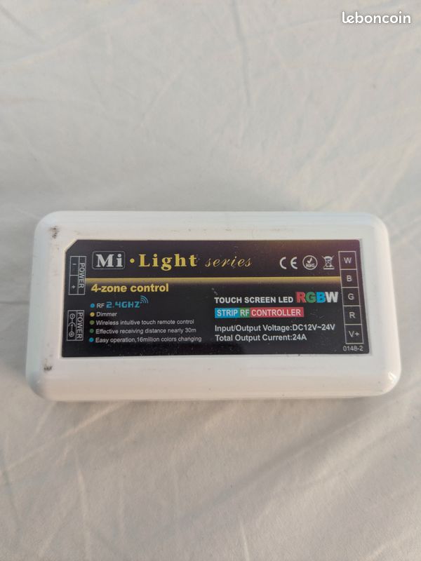 Module Contrôleur LED Domotique Mi-Light RGBW 12V/24V (image 1)