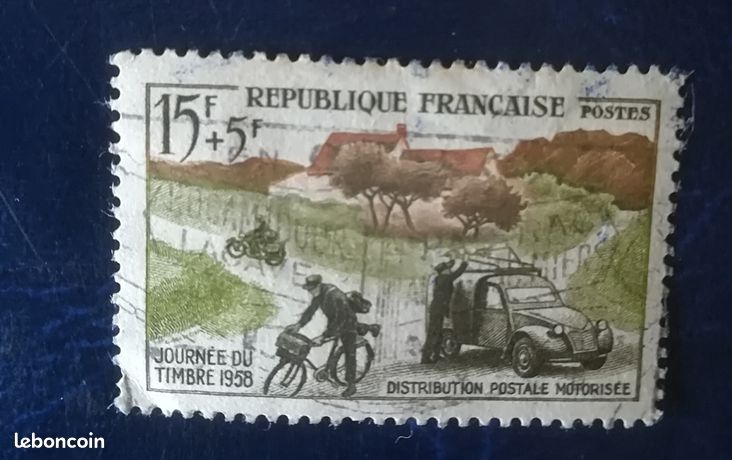 Timbre France Yt 14 - Oblitéré - Réf 641 - Fabrication Belgique