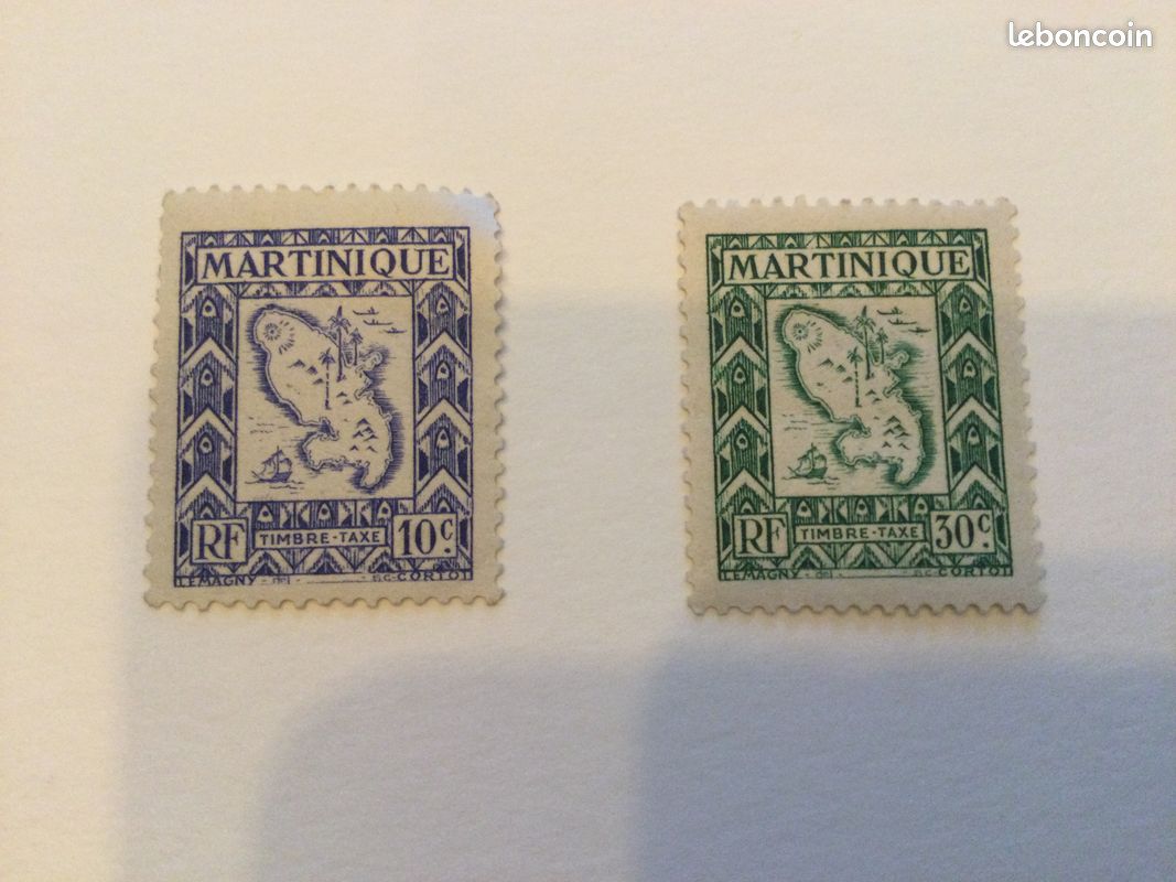 Timbres de la Martinique très bon lot - Collection