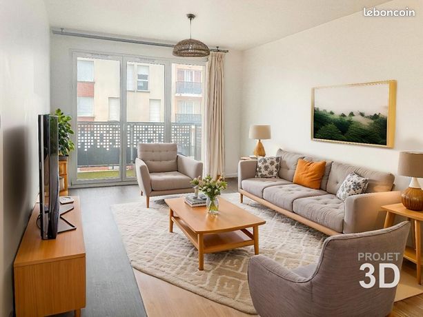Appartement 3 pièces 63 m²