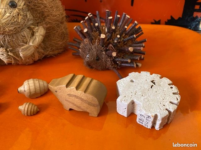 Lot 10 objets (toutes tailles) en forme de hérisson (image 13)