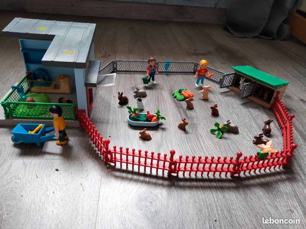 Maisonnette des rongeurs et clapier à lapin playmobil (image 8)