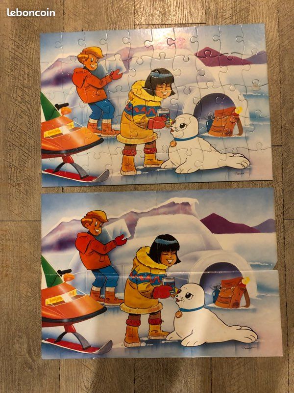 Puzzle vintage Bibi phoque (image 2)