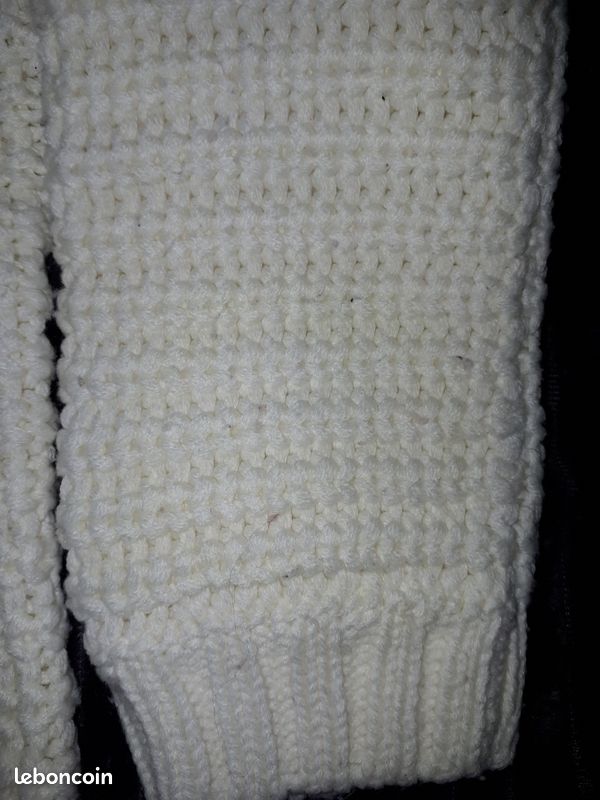 Gilet blanc 6 ans (image 4)