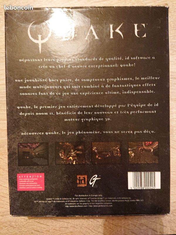 Quake - Jeu PC complet avec boîte / manuel (image 2)