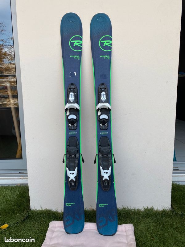 Ski enfant Rossignol Exp 104cm bleus (image 1)
