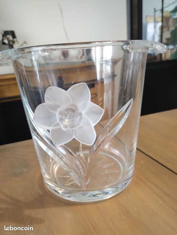 Seau à champagne en cristal d'Arques (image 4)