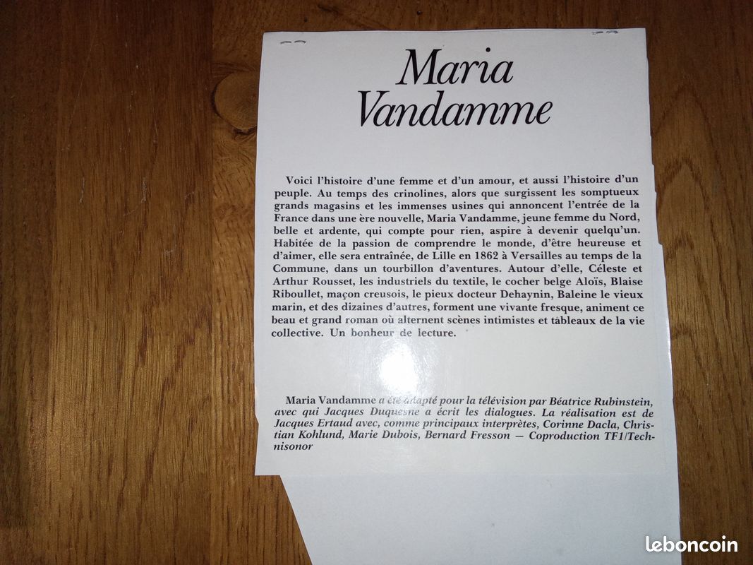 Lot "Portraits de femmes" : Séries télévisées Annés 1990 (image 6)