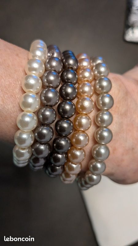 5 Bracelets en perles - NEUFS (image 1)