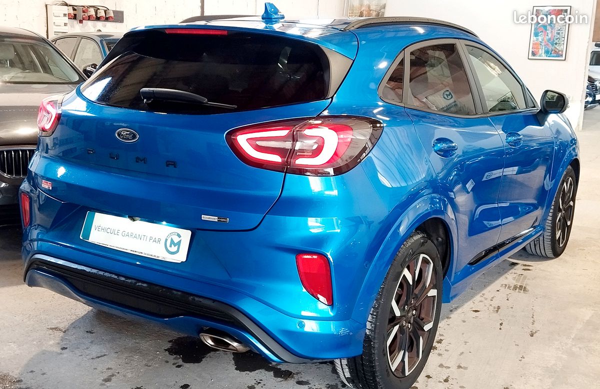 Ford puma (2) 1.0 ecoboost mhev 125cv s&s st-line x bvm6 premiere main entretien exclusif ford a jour garantie 6 mois (image 5)