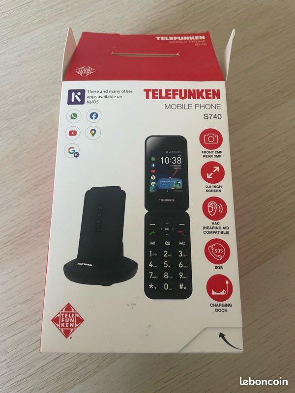 Téléphone portable à clapet Telefunken (image 3)