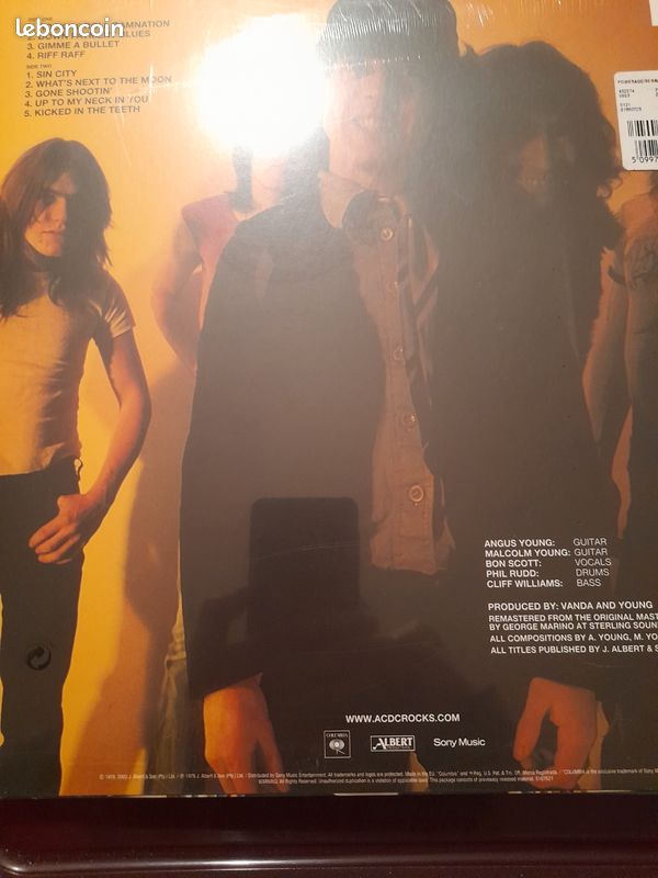 Vinyle 33t,acdc:powerage,neuf sous blister (image 2)