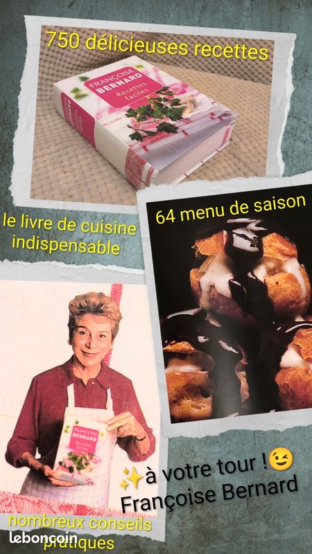 Livre de recettes - Françoise Bernard - recette facile (image 1)