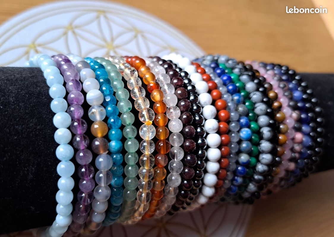 Bracelet pierre naturelle 4mm (image 2)