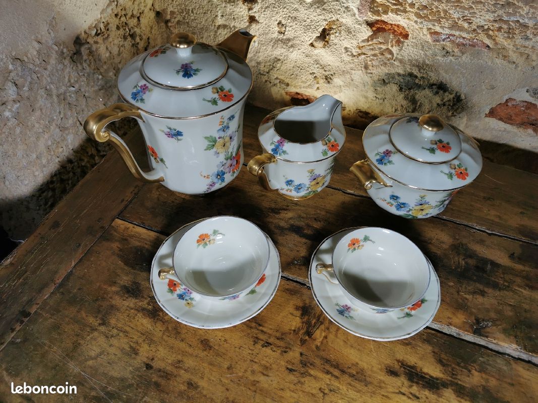 Service à Thé/Café Porcelai es de Limoges Raynaud & C° (image 1)